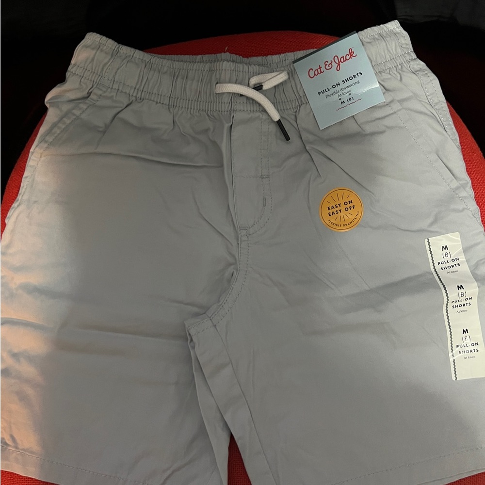 Cat & jack pull-on shorts size 8 for boys